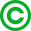 Green copyright.svg